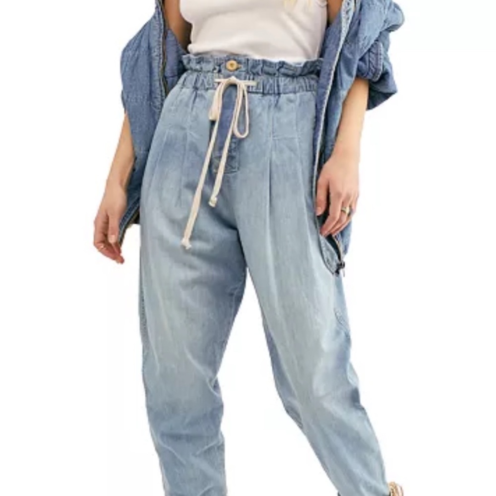 Free People Margate Paper Bag Pants